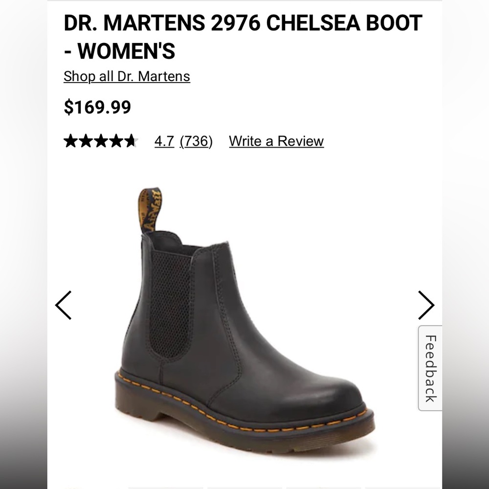 DR. MARTENS 2976 CHELSEA BOOT - WOMEN'S